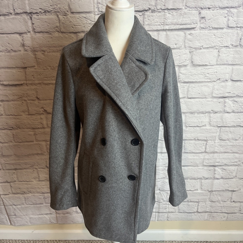 RD Style Women's NWT Preppy Double Breasted Peacoat Size Small New England